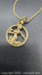 MaxSold Auction: 14k Yellow Gold chain with pendant  - Markham (Ontario, Canada) SELLER MANAGED Downsizing Online Auction - Loring Crescent