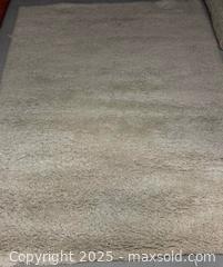 MaxSold Auction: Beige colour High pile shag rug  - Markham (Ontario, Canada) SELLER MANAGED Downsizing Online Auction - Loring Crescent