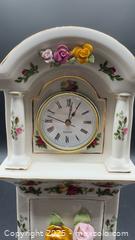 MaxSold Auction: Royal Albert Old Country Roses Grandfather Clock  - Markham (Ontario, Canada) SELLER MANAGED Downsizing Online Auction - Loring Crescent