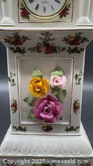 MaxSold Auction: Royal Albert Old Country Roses Grandfather Clock  - Markham (Ontario, Canada) SELLER MANAGED Downsizing Online Auction - Loring Crescent