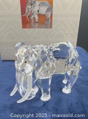 MaxSold Auction: Swarovski Crystal SCS 1993 Annual Edition Elephant with box & papers - Markham (Ontario, Canada) SELLER MANAGED Downsizing Online Auction - Loring Crescent