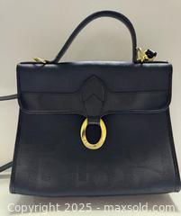 MaxSold Auction: Vintage Christian Dior canvas Top handle bag  - Markham (Ontario, Canada) SELLER MANAGED Downsizing Online Auction - Loring Crescent