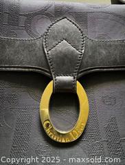 MaxSold Auction: Vintage Christian Dior canvas Top handle bag  - Markham (Ontario, Canada) SELLER MANAGED Downsizing Online Auction - Loring Crescent