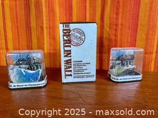 MaxSold Auction: 3 Authentic Pieces of The Berlin Wall - Hamilton (Ontario, Canada) SELLER MANAGED Estate Sale Online Auction - Gertrude Street