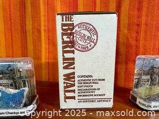 MaxSold Auction: 3 Authentic Pieces of The Berlin Wall - Hamilton (Ontario, Canada) SELLER MANAGED Estate Sale Online Auction - Gertrude Street