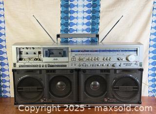 MaxSold Auction: Sharp GF-777 Boombox - Monster Ghettoblaster - WORKING! - Hamilton (Ontario, Canada) SELLER MANAGED Estate Sale Online Auction - Gertrude Street