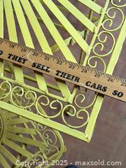 MaxSold Auction: Vintage Yellow Wrought Iron Bistro Set - Hamilton (Ontario, Canada) SELLER MANAGED Estate Sale Online Auction - Gertrude Street
