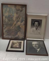 MaxSold Auction: 4x Vintage artwork and portraits Nurse Gentleman Children - Toronto (Ontario, Canada) PARTNER MANAGED Reseller Online Auction - Queen Street West