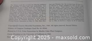 MaxSold Auction: America The Beautiful book — John F. Kennedy; Editors of Country Beautiful (1964)  - Toronto (Ontario, Canada) PARTNER MANAGED Reseller Online Auction - Queen Street West