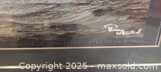 MaxSold Auction: Framed Plisson Seascape Lighthouse Lithographic Print, 41 x 31 in - Toronto (Ontario, Canada) PARTNER MANAGED Reseller Online Auction - Queen Street West