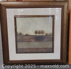 MaxSold Auction: Lot of 2 Framed Landscape Wall Art, Wood & Hard Plastic Frames - Toronto (Ontario, Canada) PARTNER MANAGED Reseller Online Auction - Queen Street West
