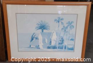 MaxSold Auction: Lot of 2 Framed Landscape Wall Art, Wood & Hard Plastic Frames - Toronto (Ontario, Canada) PARTNER MANAGED Reseller Online Auction - Queen Street West