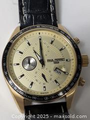 MaxSold Auction: Original Paul Perrett Designer Men's Watch  - South Frontenac (Ontario, Canada) SELLER MANAGED Downsizing Online Auction - Battersea Road