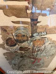 MaxSold Auction: Huge framed antique Asian art work - San Jose (California, USA) SELLER MANAGED Estate Sale Online Auction -  Bennett Way