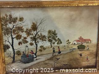 MaxSold Auction: Mima Indelli oil painting  - San Jose (California, USA) SELLER MANAGED Estate Sale Online Auction -  Bennett Way
