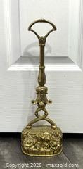 MaxSold Auction: Antique Victorian Heavy Solid Brass Door Stop - Newmarket (Ontario, Canada) SELLER MANAGED Reseller Online Auction - Lundys Lane