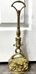 MaxSold Auction: Antique Victorian Heavy Solid Brass Door Stop - Newmarket (Ontario, Canada) SELLER MANAGED Reseller Online Auction - Lundys Lane