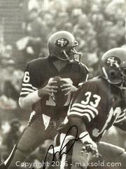 MaxSold Auction: Joe Montana Autographed Framed Photo - Newmarket (Ontario, Canada) SELLER MANAGED Reseller Online Auction - Lundys Lane