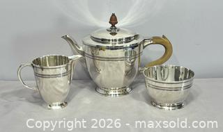 MaxSold Auction: Rare Vintage 1930s Art Deco Roberts & Belk England Romney Plate 3pc Tea Set - Newmarket (Ontario, Canada) SELLER MANAGED Reseller Online Auction - Lundys Lane