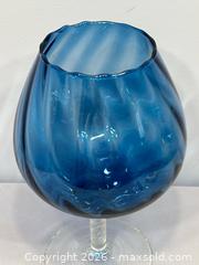 MaxSold Auction: Vintage Mid Century Italian Empoli Glass Brandy Snifter Shape Vase - Newmarket (Ontario, Canada) SELLER MANAGED Reseller Online Auction - Lundys Lane