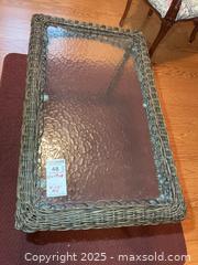 MaxSold Auction: Wicker Table And Rug A - Kingston (Ontario, Canada) PARTNER MANAGED Estate Sale Online Auction - Roosevelt Drive