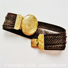 MaxSold Auction: Antique 14K Gold & Hair Mourning Bracelet - Aurora (Ontario, Canada) PARTNER MANAGED Downsizing Online Auction - Murray Drive