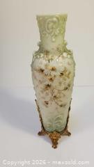 MaxSold Auction: Antique Wavecrest Vase Sitting In Ormolu Frame - Aurora (Ontario, Canada) PARTNER MANAGED Downsizing Online Auction - Murray Drive