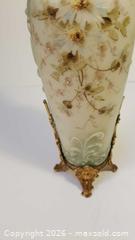 MaxSold Auction: Antique Wavecrest Vase Sitting In Ormolu Frame - Aurora (Ontario, Canada) PARTNER MANAGED Downsizing Online Auction - Murray Drive
