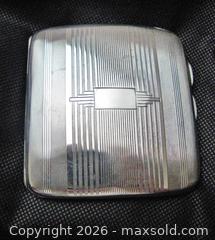 MaxSold Auction: BIRKS Hallmarked 1934 Sterling Silver Art Deco Cigs Case  - Aurora (Ontario, Canada) PARTNER MANAGED Downsizing Online Auction - Murray Drive