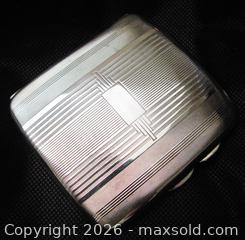 MaxSold Auction: BIRKS Hallmarked 1934 Sterling Silver Art Deco Cigs Case  - Aurora (Ontario, Canada) PARTNER MANAGED Downsizing Online Auction - Murray Drive