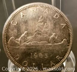 MaxSold Auction: Canadian Silver Dollars - 1962 and 1965 - Aurora (Ontario, Canada) PARTNER MANAGED Downsizing Online Auction - Murray Drive