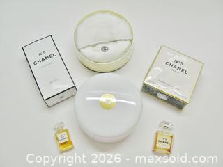 MaxSold Auction: Chanel No. 5 Fragrance, Soap, Dusting Powder  - Aurora (Ontario, Canada) PARTNER MANAGED Downsizing Online Auction - Murray Drive