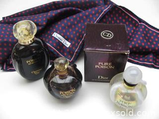 MaxSold Auction: Christian Dior Silk Scarf & Fragrance Bottles  - Aurora (Ontario, Canada) PARTNER MANAGED Downsizing Online Auction - Murray Drive