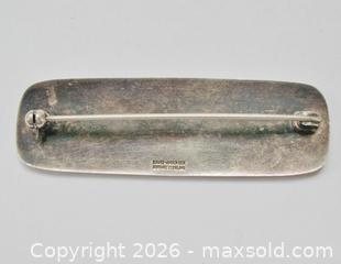 MaxSold Auction: David Andersen Enameled Sterling Silver 'Bermuda' Brooch - Aurora (Ontario, Canada) PARTNER MANAGED Downsizing Online Auction - Murray Drive