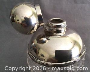 MaxSold Auction: Large Crystal and Sterling Perfume Bottle  - Aurora (Ontario, Canada) PARTNER MANAGED Downsizing Online Auction - Murray Drive