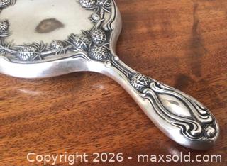 MaxSold Auction: Small Sterling Silver Hand Mirror  - Aurora (Ontario, Canada) PARTNER MANAGED Downsizing Online Auction - Murray Drive