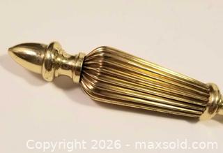 MaxSold Auction: Vintage Solid Brass Letter Opener and Magnifying Glass Set - Aurora (Ontario, Canada) PARTNER MANAGED Downsizing Online Auction - Murray Drive