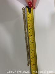 MaxSold Auction: (10K Gold) 8" Woven Bracelet (10.74g) - Burnaby (British Columbia, Canada) SELLER MANAGED Downsizing Online Auction - Halifax Street