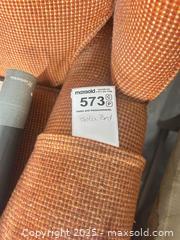 MaxSold Auction: Burnt Orange Traditional/Mid-Century 3-Seat Sofa, Tufted Back - C - Allentown (Pennsylvania, USA) SELLER MANAGED Moving Online Auction -  South Fulton Street