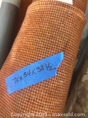 MaxSold Auction: Burnt Orange Traditional/Mid-Century 3-Seat Sofa, Tufted Back - C - Allentown (Pennsylvania, USA) SELLER MANAGED Moving Online Auction -  South Fulton Street