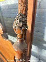 MaxSold Auction: Full/Double Solid Hardwood Bed Frame with Turned Posts - B - Allentown (Pennsylvania, USA) SELLER MANAGED Moving Online Auction -  South Fulton Street