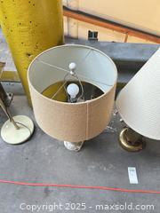 MaxSold Auction: Lot of 3 Brass & Ceramic Table Lamps with Shades - A - Allentown (Pennsylvania, USA) SELLER MANAGED Moving Online Auction -  South Fulton Street