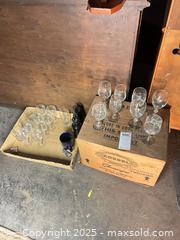 MaxSold Auction: Mixed Glassware Lot — Stemmed and Non-Stemmed, Etched & Plain - A - Allentown (Pennsylvania, USA) SELLER MANAGED Moving Online Auction -  South Fulton Street