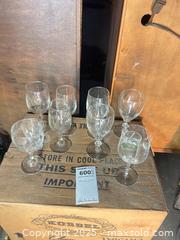 MaxSold Auction: Mixed Glassware Lot — Stemmed and Non-Stemmed, Etched & Plain - A - Allentown (Pennsylvania, USA) SELLER MANAGED Moving Online Auction -  South Fulton Street