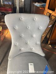 MaxSold Auction: Pair of Light Gray Velvet Wingback Accent Chairs - A - Allentown (Pennsylvania, USA) SELLER MANAGED Moving Online Auction -  South Fulton Street