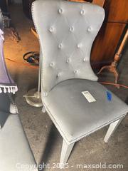 MaxSold Auction: Pair of Light Gray Velvet Wingback Accent Chairs - A - Allentown (Pennsylvania, USA) SELLER MANAGED Moving Online Auction -  South Fulton Street