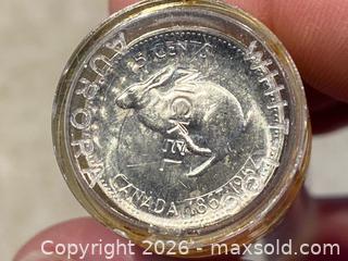 MaxSold Auction: 1967 Canadian "Rabbit" Nickel – Original Uncirculated Roll (40 Coins) - London (Ontario, Canada) PARTNER MANAGED Downsizing Online Auction - Trillium Crescent
