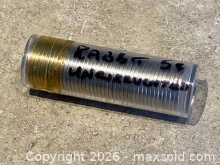 MaxSold Auction: 1967 Canadian "Rabbit" Nickel – Original Uncirculated Roll (40 Coins) - London (Ontario, Canada) PARTNER MANAGED Downsizing Online Auction - Trillium Crescent