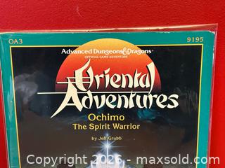 MaxSold Auction: Advanced Dungeons & Dragons 2nd Edition. Oriental Adventures Module OA3 Ochimo: The Spirit - London (Ontario, Canada) PARTNER MANAGED Downsizing Online Auction - Trillium Crescent
