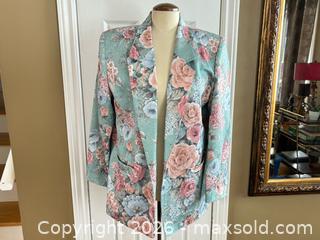 MaxSold Auction: Alfred Dunner Floral Blazer – Size 12 – Made in USA - London (Ontario, Canada) PARTNER MANAGED Downsizing Online Auction - Trillium Crescent